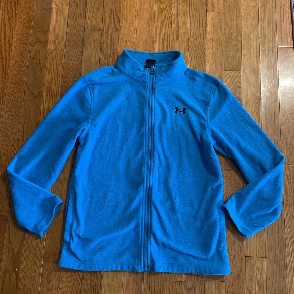 Under Armour Kids‎ Blue Fleece Jacket size large